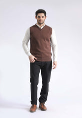 Plain V Neck Sweater